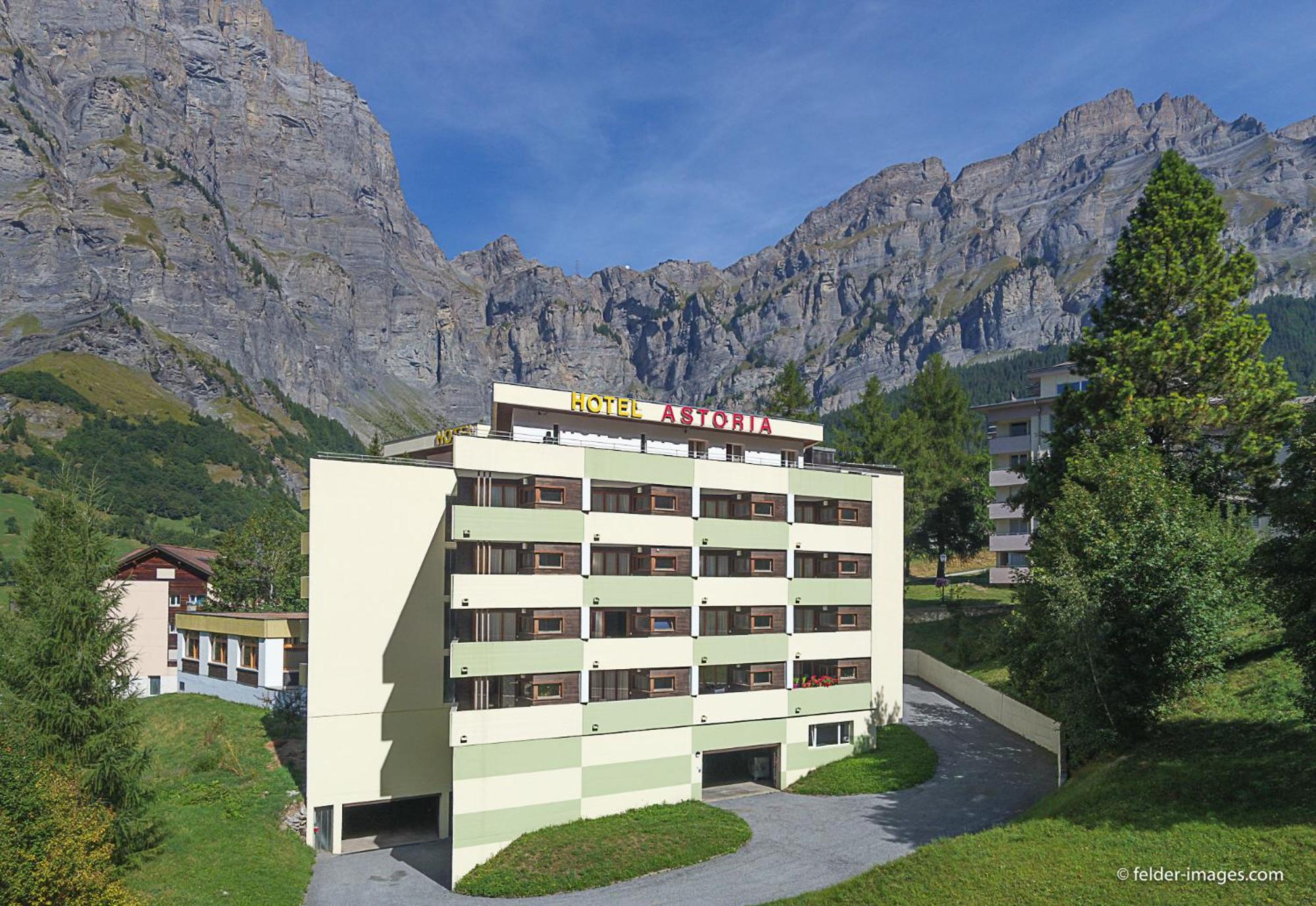Hotel Astoria Leukerbad Exterior foto